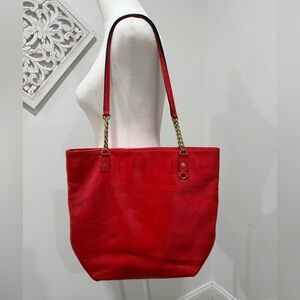 Michael Kors Vibrant Red Tote Bag